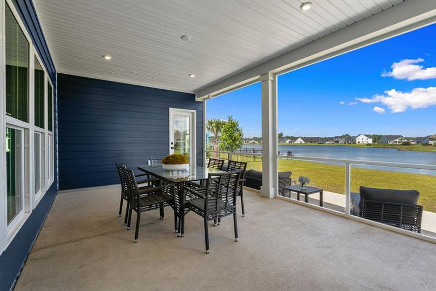 Furnished interior in a model home at Indigo Bay in Myrtle Beach (Image 7).