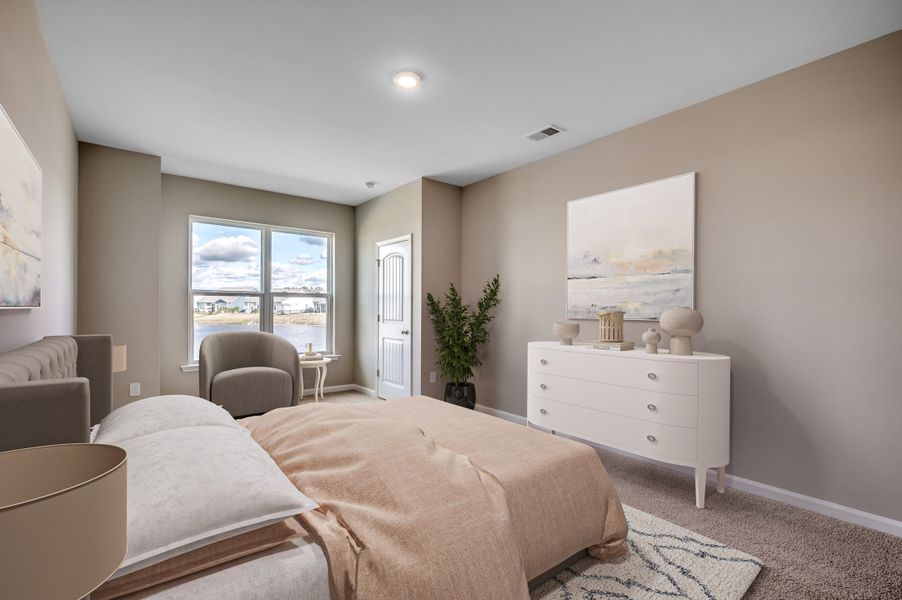 Furnished interior in a model home at Inlet Keys in Murrells Inlet (Image 4).