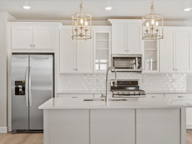 The Bergamot floorplan interior image taken at a Meritage Homes community in Littleton, CO.