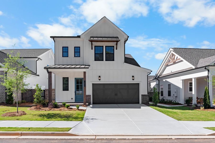 Front exterior of a home in the Aberdeen community, located in Hoschton, GA (Image 10).