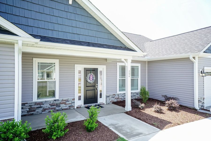 Front exterior of a home in the Spring Forest community, located in Goldsboro, NC (Image 1).
