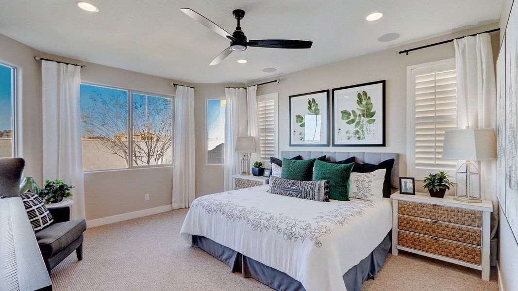 Furnished interior in a model home at The Lakes at Rancho El Dorado in Maricopa (Image 25). Furnished interior in a model home at The Lakes at Rancho El Dorado in Maricopa (Image 25).