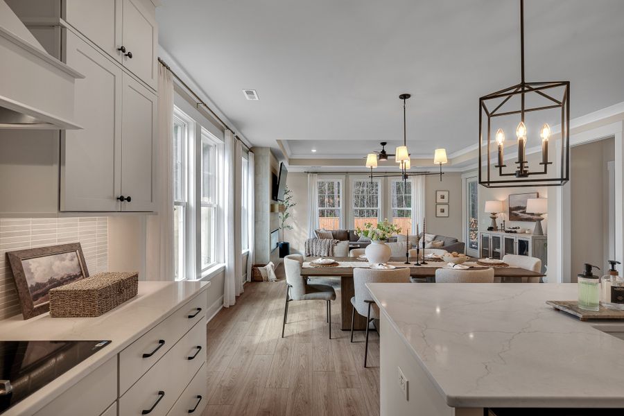 Furnished interior in a model home at Creek Pointe in Moncks Corner (Image 7).