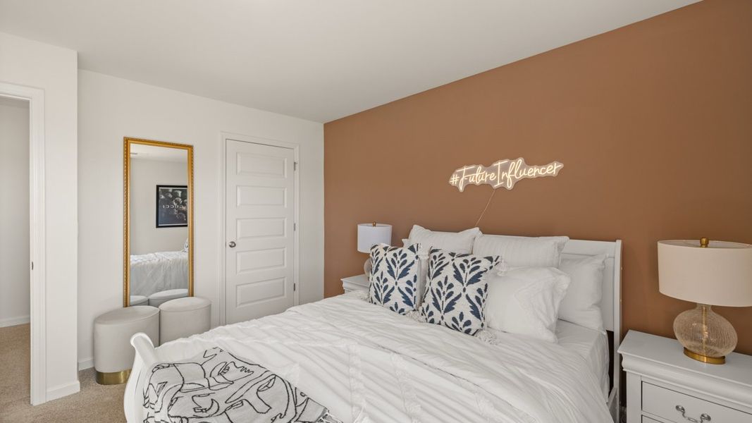 Furnished interior in a model home at Locust Grove Station - Cedar Ridge in Locust Grove (Image 31).