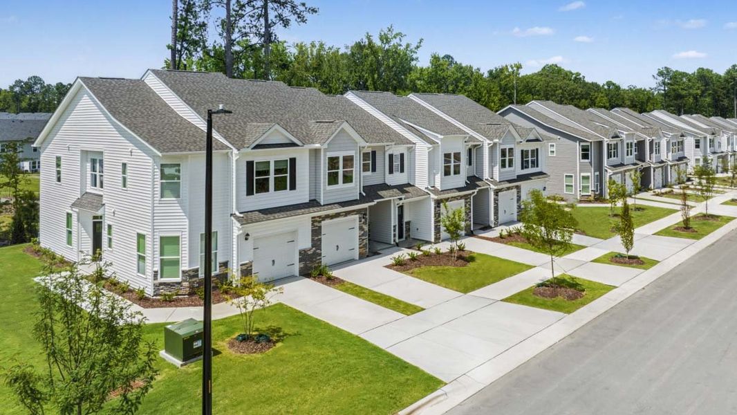 Front exterior of a home in the Copper Run South community, located in Durham, NC (Image 4). Front exterior of a home in the Copper Run South community, located in Durham, NC (Image 4).