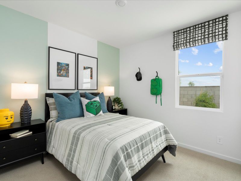 Bedroom in the Lark Floorplan at Mesquite Mountain Ranch