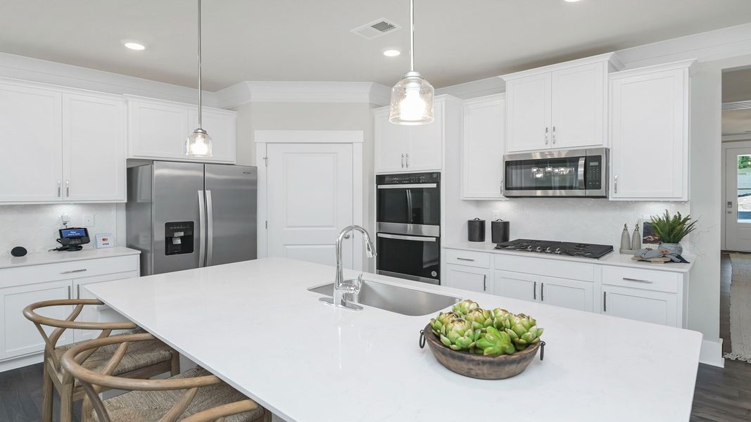 Furnished interior in a model home at Cross Creek in Lexington (Image 16). Furnished interior in a model home at Cross Creek in Lexington (Image 16).