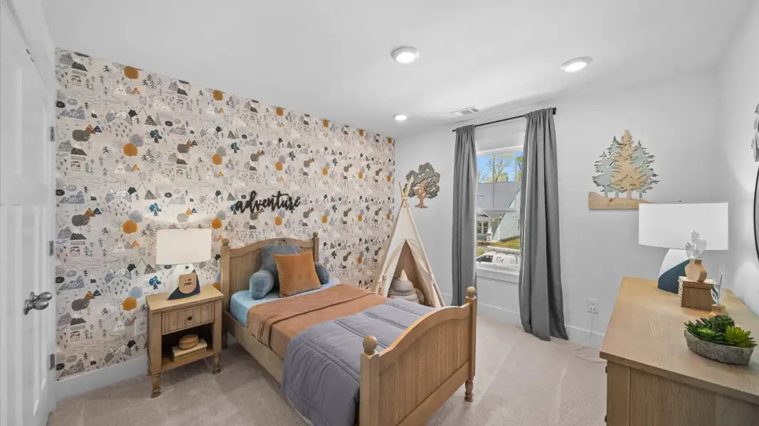 Furnished interior in a model home at Alexander Place in Taylors (Image 17).