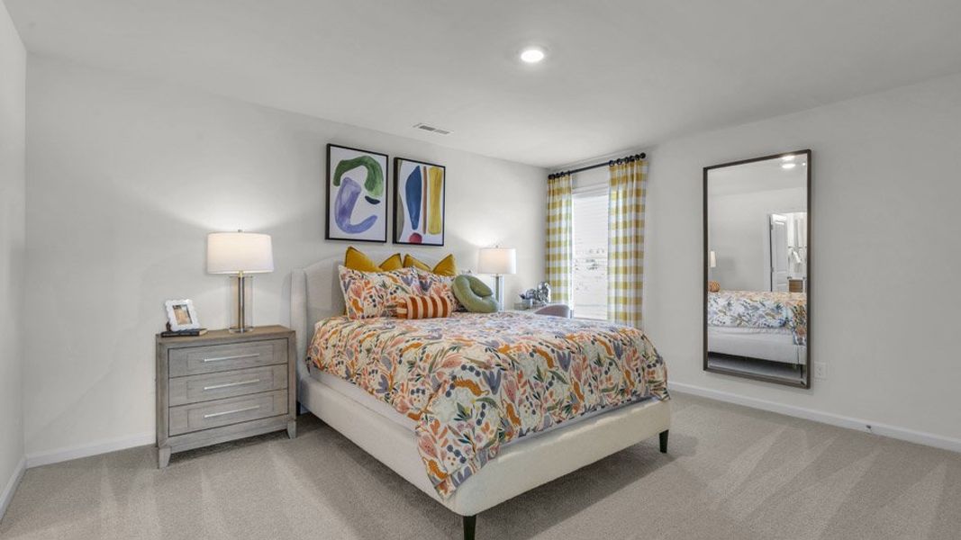 Furnished interior in a model home at Eagle Creek in Fuquay Varina (Image 25).