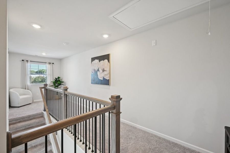 Furnished interior in a model home at Chastain Heights in Woodstock (Image 48).