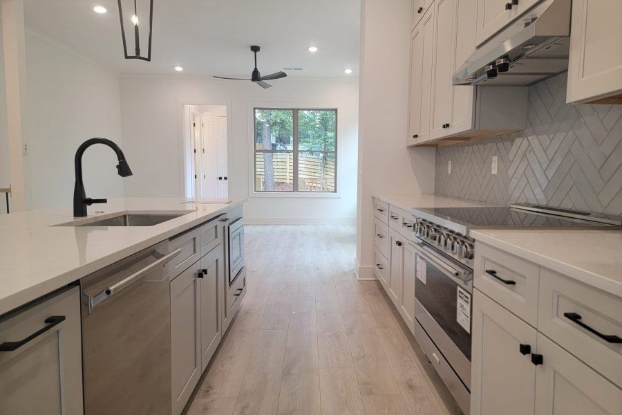 Furnished interior in a model home at Avion in Atlanta (Image 44).