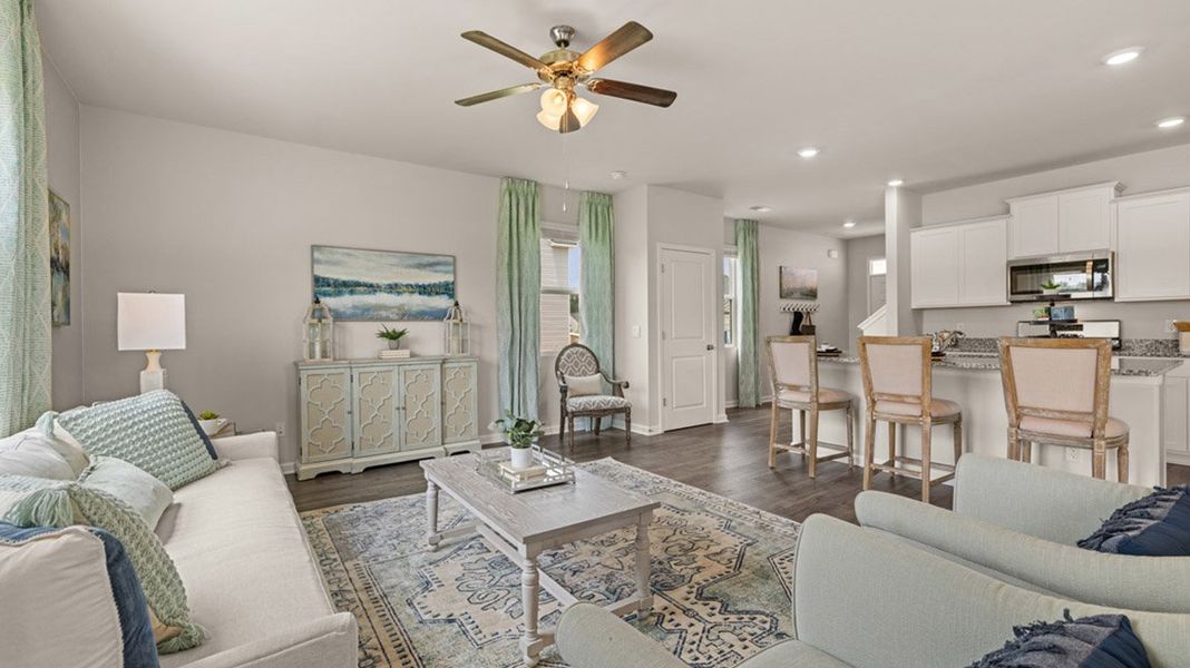 Furnished interior in a model home at Wrenfield at Chanticleer in North Augusta (Image 10). Furnished interior in a model home at Wrenfield at Chanticleer in North Augusta (Image 10).