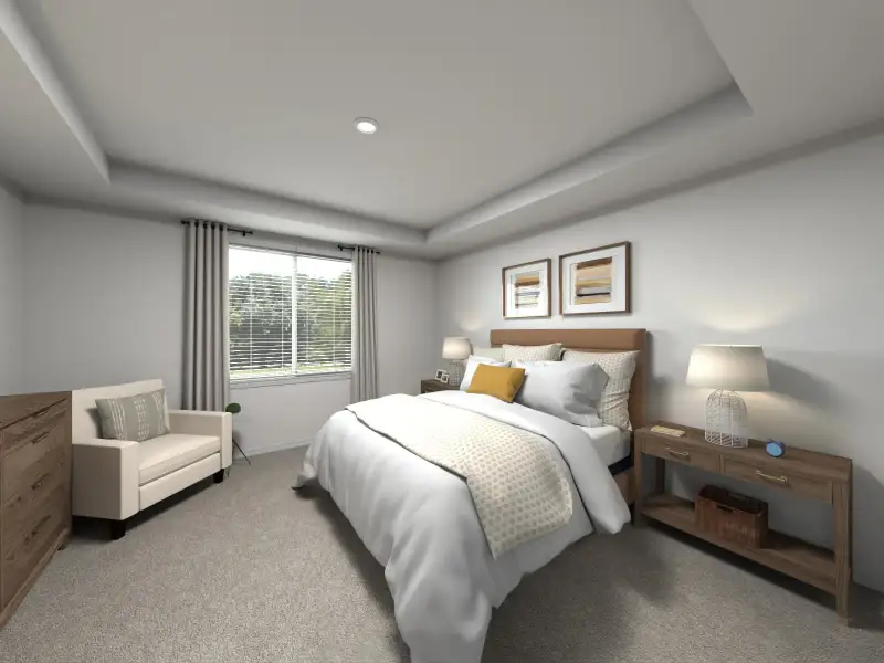 Furnished interior in a model home at Oaks at Lake Standish in Apopka (Image 10).