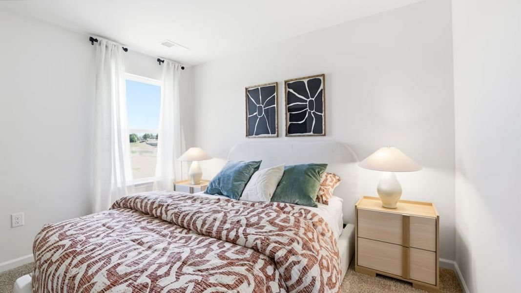 Furnished interior in a model home at Trailside Run in Spartanburg (Image 22).