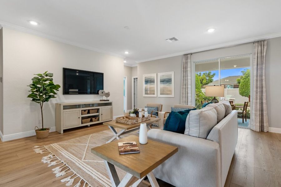 Furnished interior in a model home at Cape Coral in Cape Coral (Image 5).