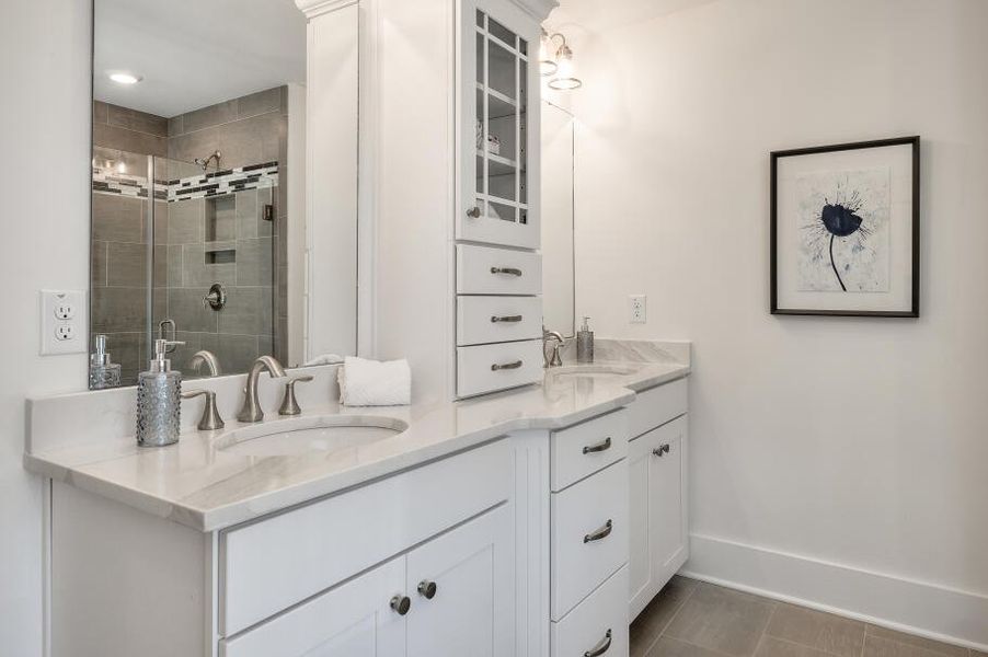 Furnished interior in a model home at Landings at Sweetwater in Charleston (Image 28). Furnished interior in a model home at Landings at Sweetwater in Charleston (Image 28).