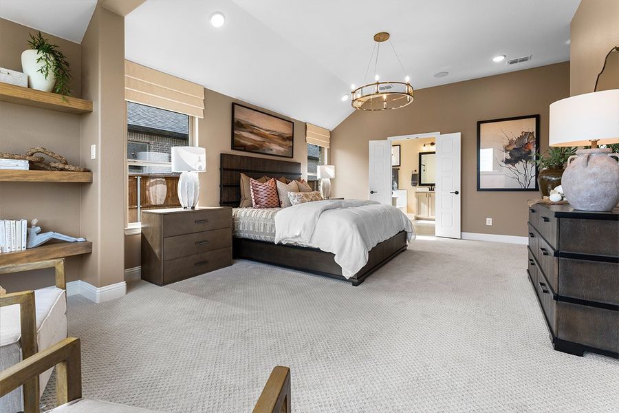 Furnished interior in a model home at River Ranch in Van Alstyne (Image 9). Furnished interior in a model home at River Ranch in Van Alstyne (Image 9).