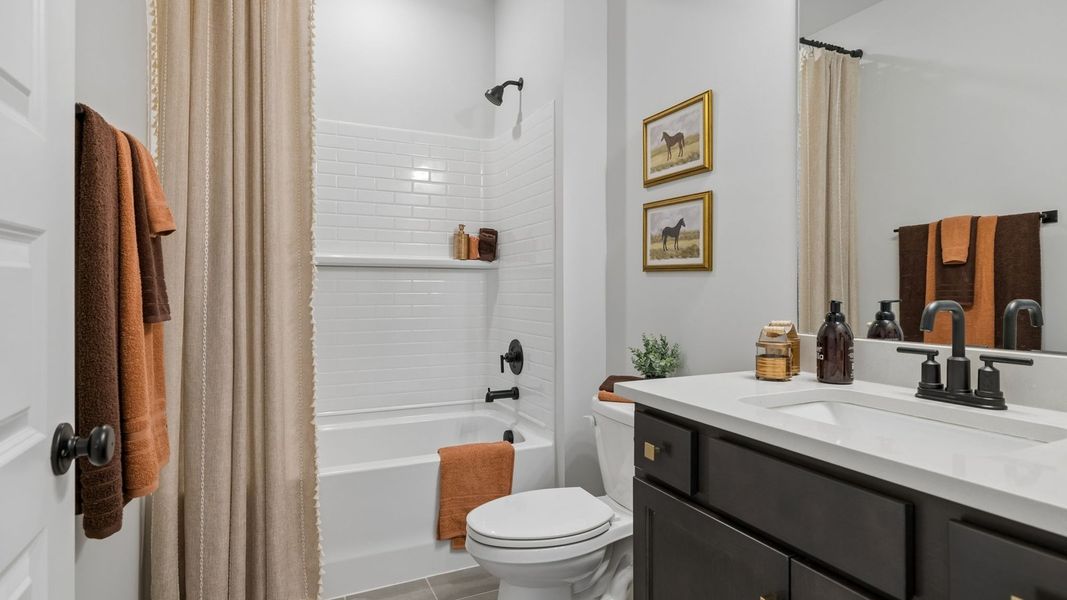 Furnished interior in a model home at Reserve at Hickory Ridge in Columbia (Image 57).