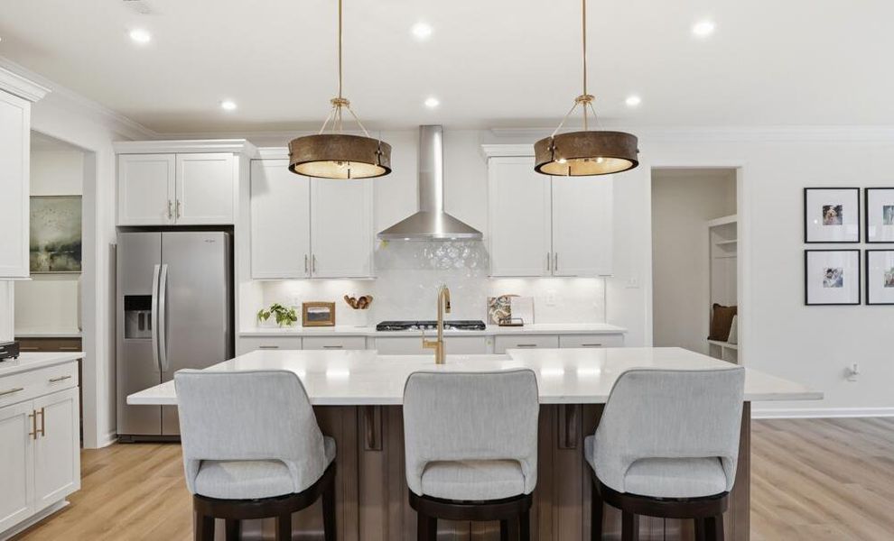 Furnished interior in a model home at Hillcrest Grove in Wendell (Image 21).