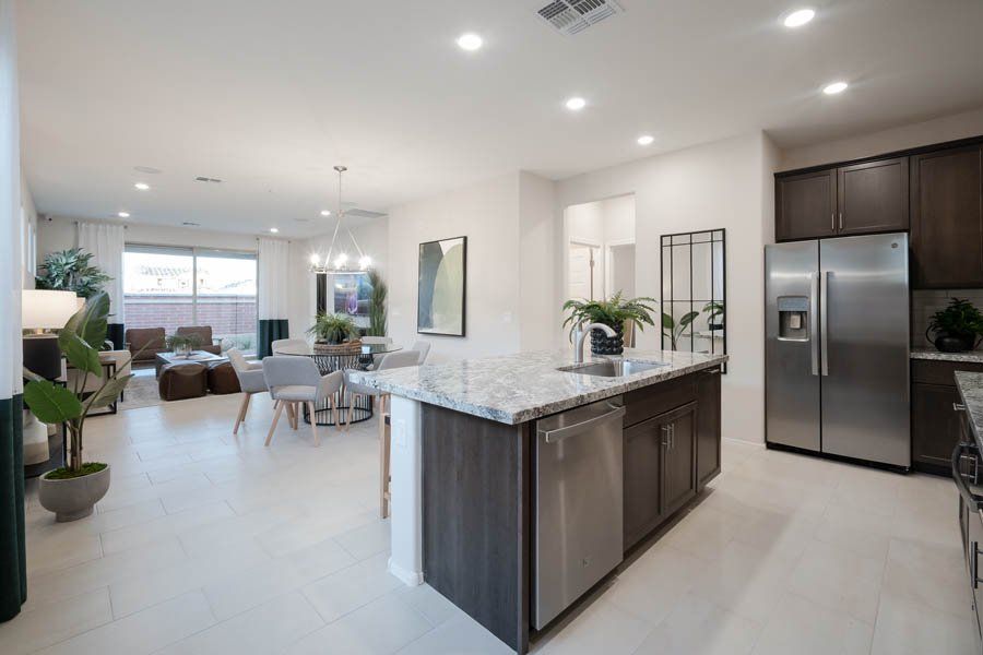 Furnished interior in a model home at Beacon Hill at Marley Park in Surprise (Image 30).
