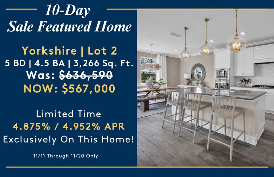 10-Day Sale Featured Home!