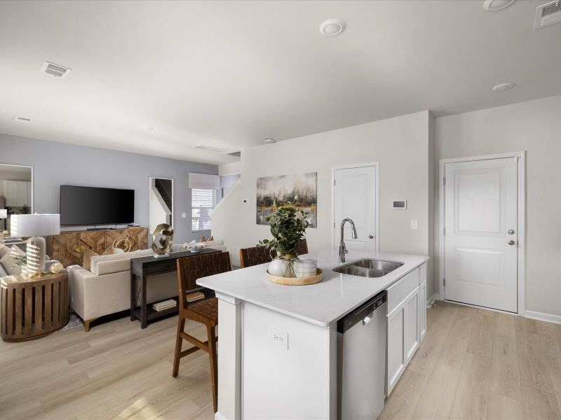 Furnished interior in a model home at Pleasant Brook in Piedmont (Image 6).