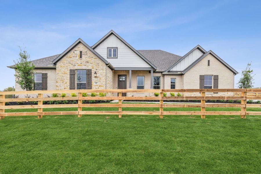 Front exterior of a home in the Lakeway Estates community, located in Waxahachie, TX (Image 1). Front exterior of a home in the Lakeway Estates community, located in Waxahachie, TX (Image 1).