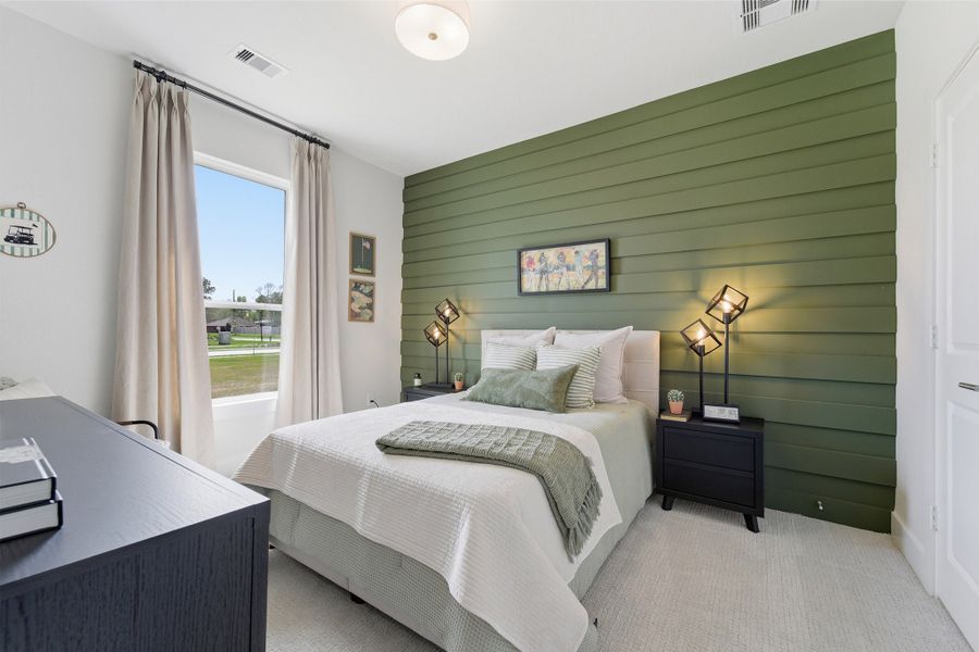 Furnished interior in a model home at Sundance Cove in Crosby (Image 45).