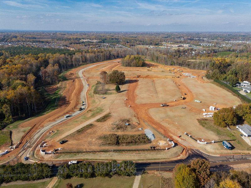 Site preparation and early development at Preserve at Mayes Meadow in Cornelius, NC (Image 11).