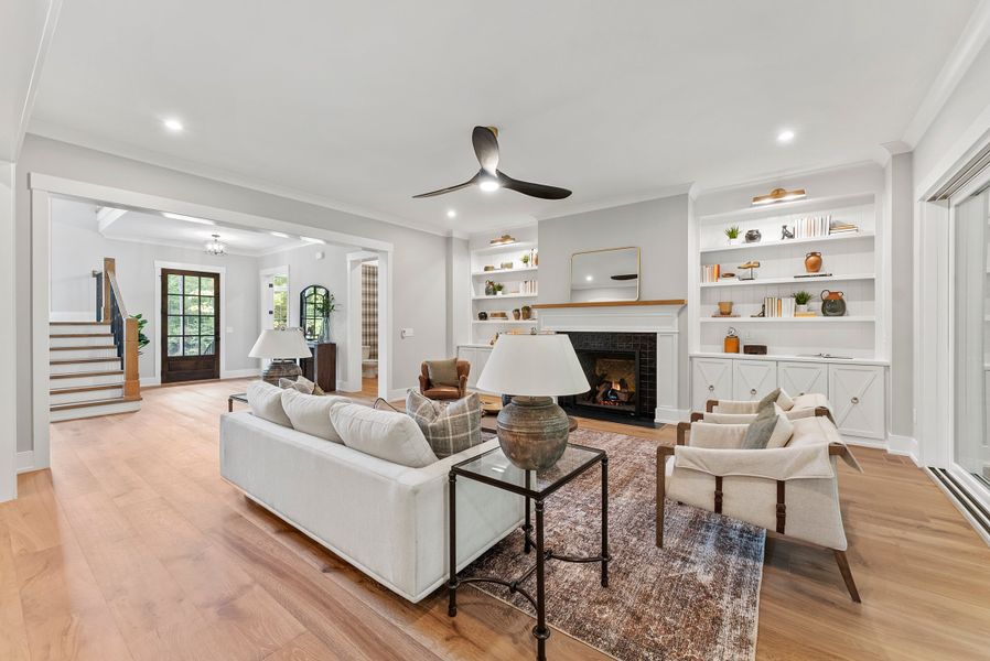 Furnished interior in a model home at Pinehurst Proper in Pinehurst (Image 2).