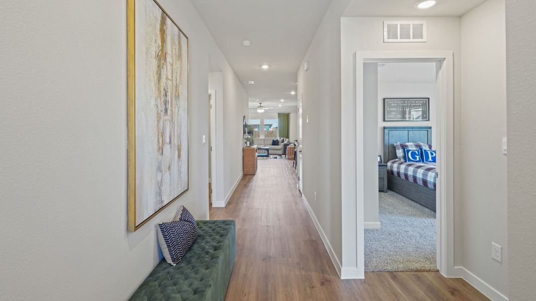 Furnished interior in a model home at Garnett Estates in Portland (Image 3). Furnished interior in a model home at Garnett Estates in Portland (Image 3).