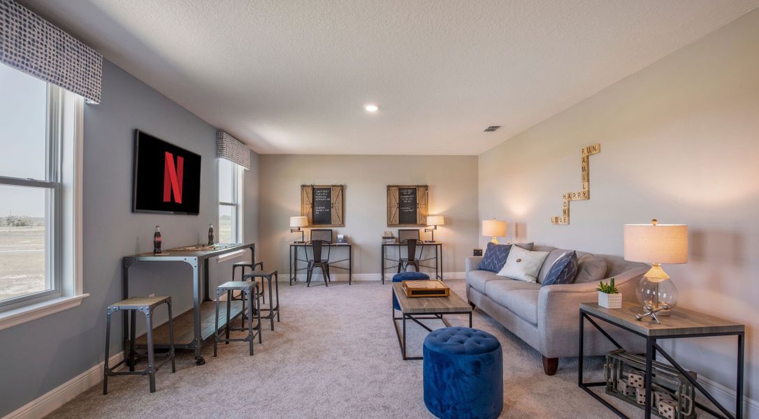 Furnished interior in a model home at Seminole Bend in Pensacola (Image 26). Furnished interior in a model home at Seminole Bend in Pensacola (Image 26).