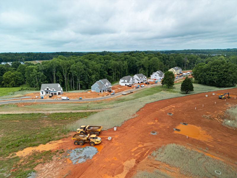 Site preparation and early development at Preserve at Mayes Meadow in Cornelius, NC (Image 23).