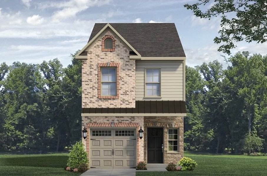 Front exterior of a home in the Trellises community, located in High Point, NC (Image 25). Front exterior of a home in the Trellises community, located in High Point, NC (Image 25).