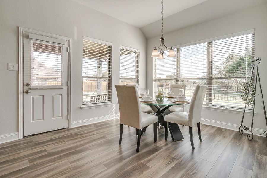 Furnished interior in a model home at Mallard Point in Greenville (Image 25).