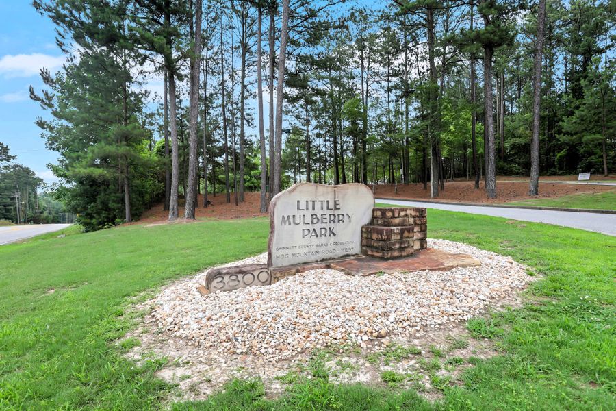 Entrance to the Heirloom Landing community in Auburn, GA, featuring signage and landscaping (Image 9).