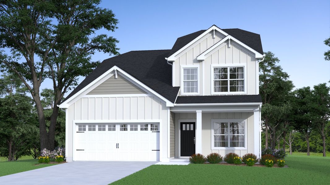 Front exterior of a home in the Nightingale Hills community, located in Lexington, SC (Image 8).