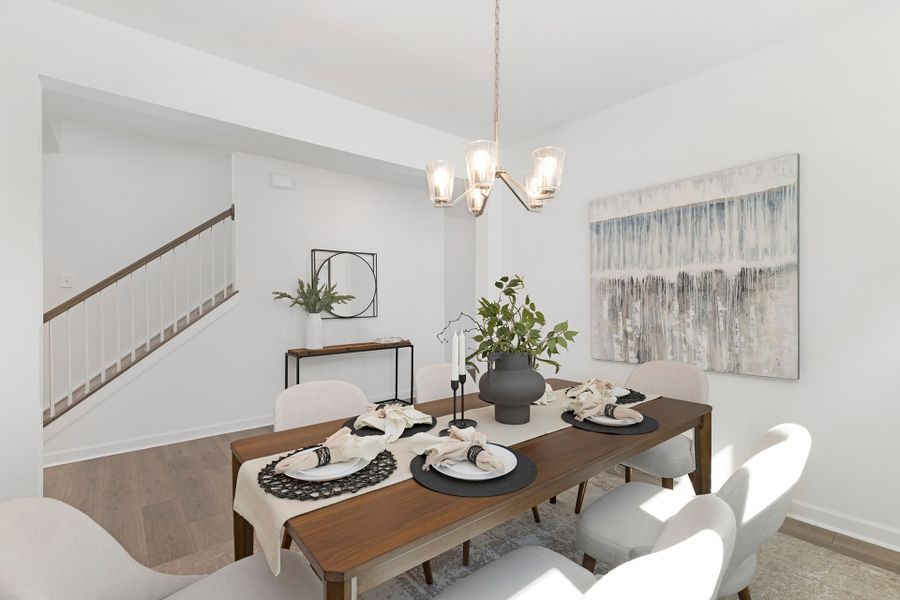 Furnished interior in a model home at Parc Northwest in Elon (Image 13). Furnished interior in a model home at Parc Northwest in Elon (Image 13).