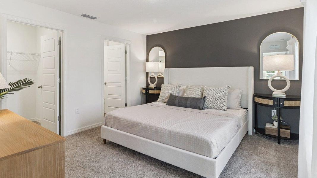 Furnished interior in a model home at Leoma's Landing in Lake Wales (Image 14).