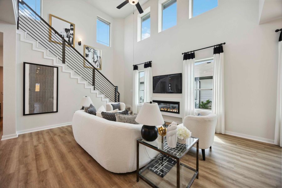 Lexington Heights Model Home - Family Room