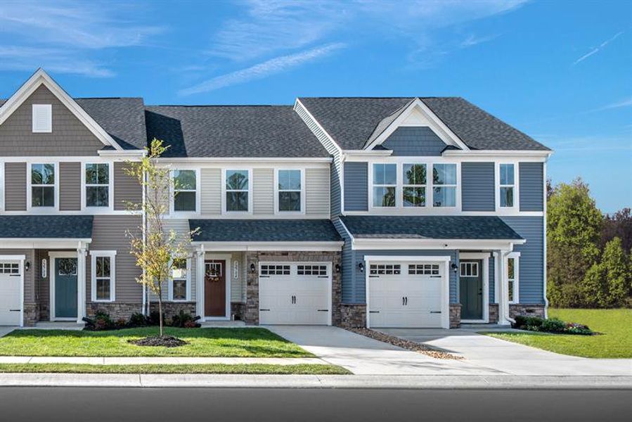 Front exterior of a home in the McCain's Station Townhomes community, located in Gallatin, TN (Image 2). Front exterior of a home in the McCain's Station Townhomes community, located in Gallatin, TN (Image 2).