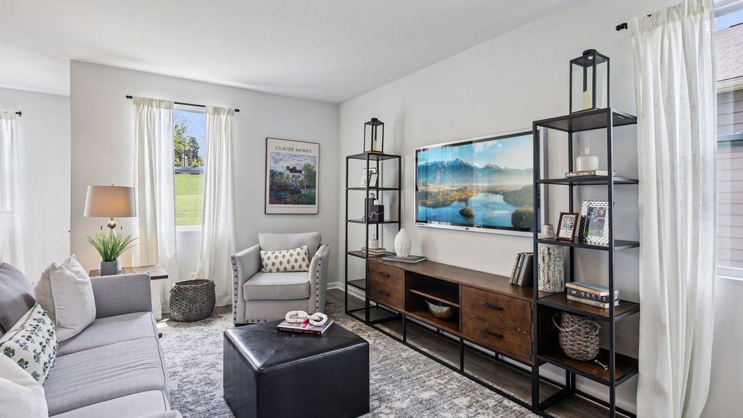 Furnished interior in a model home at Pottsview in Smyrna (Image 9).