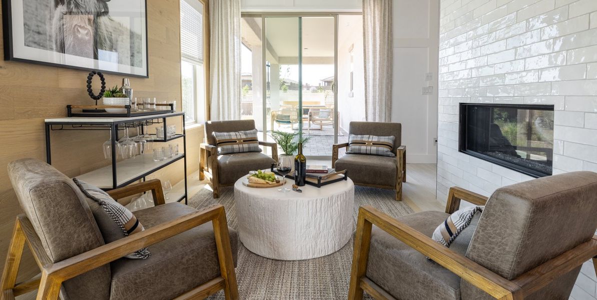 Furnished interior in a model home at Horizon at The Dells in Prescott (Image 7).