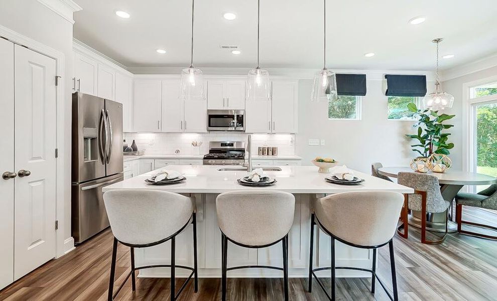 Furnished interior in a model home at Hancock Farms in Aiken (Image 7).