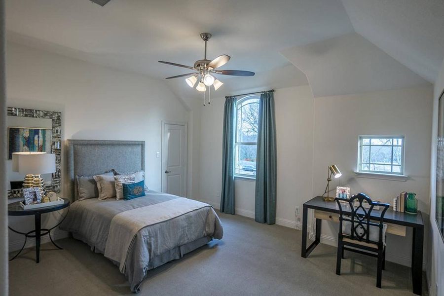 Furnished interior in a model home at Parker Ranch in Parker (Image 18).