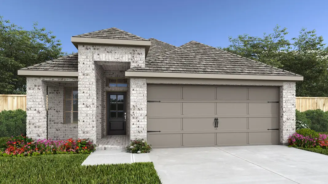 Front exterior of a home in the Stillwater Ranch community, located in San Antonio, TX (Image 4). Front exterior of a home in the Stillwater Ranch community, located in San Antonio, TX (Image 4).