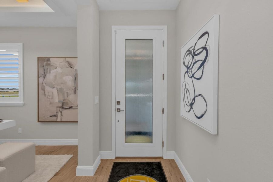 Furnished interior in a model home at Reflection Villas at Watercolor Place in Bradenton (Image 113).