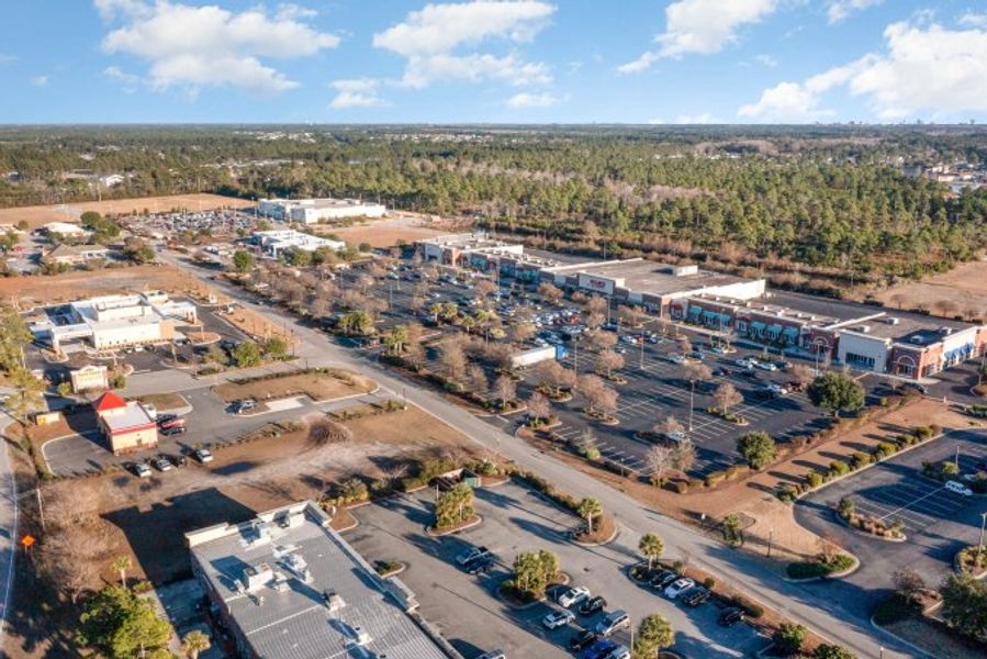 Aerial view of the Ridgefield community in Conway, SC, showing layout and nearby surroundings (Image 15).