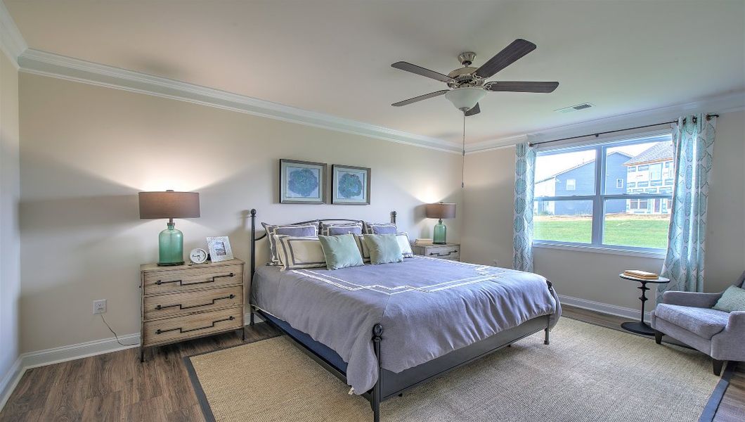 Furnished interior in a model home at Cantrell Hills in Hendersonville (Image 11).
