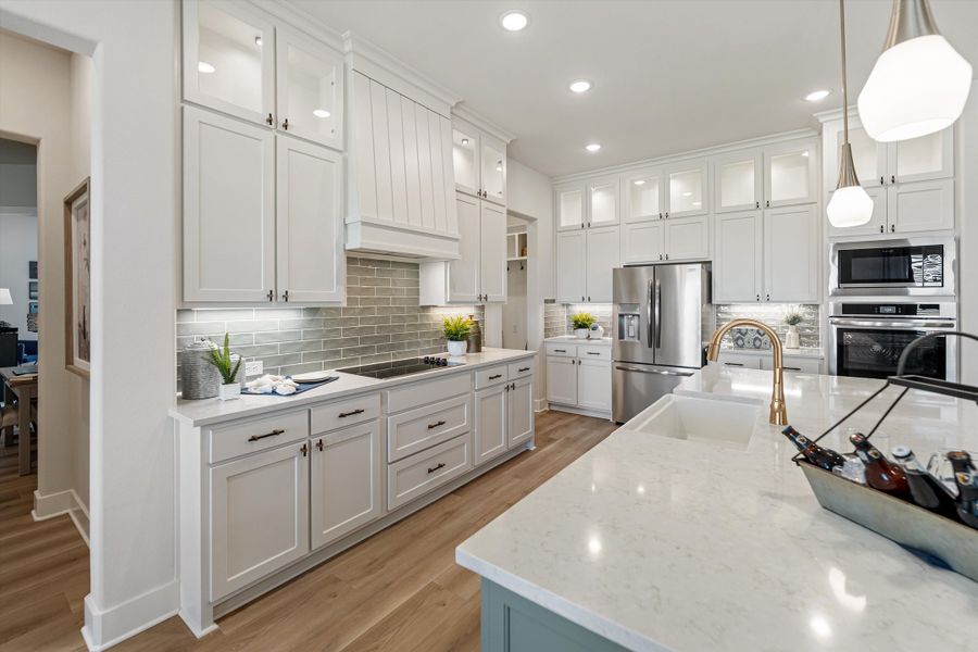 Furnished interior in a model home at Creekview Addition in Van Alstyne (Image 23). Furnished interior in a model home at Creekview Addition in Van Alstyne (Image 23).